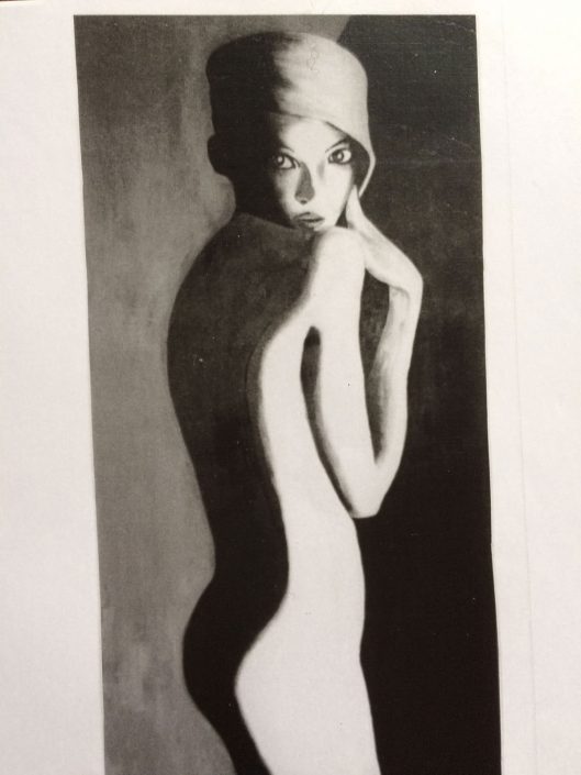 Frau im Schatten