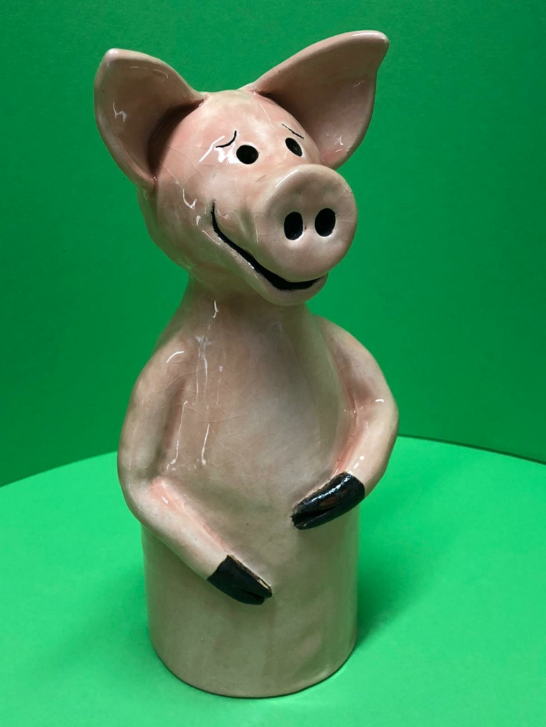 Zaunhocker Schwein Jules K nstler Kiste